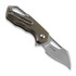 Zavírací nůž MKM Knives Isonzo M390 Hawkbill, bronze anodized titanium MKFX03M-1TBR