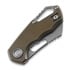 Сгъваем нож MKM Knives Isonzo M390 Cleaver, bronze anodized titanium MKFX03M-2TBR