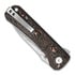 QSP Knife Hawk Linerlock Copper Foil CF 折叠刀