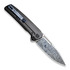 We Knife Speedster folding knife, Heimskringla damasteel 21021B-DS1