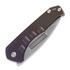 Medford Praetorian Slim S35VN Tumbled DP Blade folding knife, Violet/Bronze