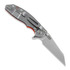 Nóż składany Hinderer 3.0 XM-18 Wharncliffe Tri-way Stonewash Orange G10