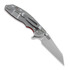 Hinderer 3.0 XM-18 Wharncliffe Tri-Way Stonewash Red G10 összecsukható kés