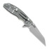 Hinderer 3.0 XM-18 Wharncliffe Tri-Way Stonewash Translucent Green G10 折り畳みナイフ