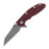 Hinderer - 3.0 XM-18 Wharncliffe Tri-Way Working Finish Red G10