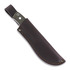 Brisa Skinner 90 Elmax Flat hunting knife, green micarta