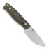 Brisa Skinner 90 Elmax Flat lovački nož, stabilized curly birch