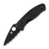 Spyderco Persistence Lightweight Black Blade foldekniv, spyderedge C136SBBK