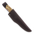 Brisa Trapper 95 knife, N690 Flat, curly birch