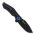 PMP Knives Alpha Smilodon Black/Blue foldekniv