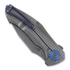 PMP Knives Alpha Smilodon Gray/Blue foldekniv