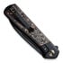 We Knife Soothsayer Copper Foil Carbon foldekniv, black stonewash WE20050-2