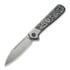 We Knife Soothsayer Aluminum Foil Carbon folding knife, Bead Blasted WE20050-3