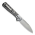We Knife Soothsayer Aluminum Foil Carbon folding knife, Bead Blasted WE20050-3