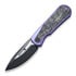 We Knife Baloo Purple Titanium 접이식 나이프, Shredded Crabon 21033-3