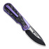 Skladací nôž We Knife Baloo Purple Titanium, Shredded Crabon 21033-3