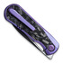 We Knife Baloo Purple Titanium folding knife, Shredded Crabon 21033-3