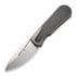We Knife Baloo Gray Titanium סכין מתקפלת, Dark Green Micarta 21033-4