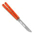 Couteau papillon d'entraînement Squid Industries Krake Raken Trainer V2.5, orange
