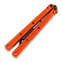 Cvičné nož motýlek Squid Industries Krake Raken Trainer V2.5 Inked Orange