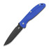 Hinderer Firetac Spanto Tri-Way Battle Black sklopivi nož, Blue G10