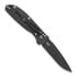 Hinderer Firetac Spanto Tri-Way Battle Black folding knife, Blue G10