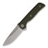 Couteau pliant Terzuola Knives ATCF Lite Linerlock Green S/W