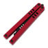 Squid Industries Mako Inked Red V4.5 balisong träningsknivar