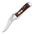 Case Cutlery Brown Maple Burl Wood Smooth RussLock pocket knife 64068