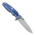 Сгъваем нож Hinderer Eklipse 3.5" Spearpoint Tri-Way Stonewash Blue Black G10