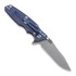 Hinderer Eklipse 3.5" Spearpoint Tri-Way Battle Blue Blue/Black G10 折り畳みナイフ