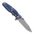 Hinderer Eklipse 3.5" Spearpoint Tri-Way Battle Blue Black G10 folding knife