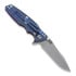 Сгъваем нож Hinderer Eklipse 3.5" Spearpoint Tri-Way Battle Blue Red G10