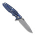 Hinderer Eklipse 3.5" Spearpoint Tri-Way Battle Blue Blue G10 összecsukható kés
