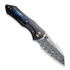 Skladací nôž We Knife High-Fin Damascus WE22005-DS1
