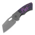 Nóż składany Berg Blades Slim Purple Haze FatCarbon, stonewashed