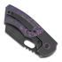 Berg Blades Slim Purple Haze FatCarbon folding knife, DLC