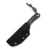 Piranha Knives Skeleton Necker knife, black kydex
