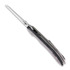 Couteau pliant Olamic Cutlery Wayfarer 247 Wharncliffe, Dark Matter, Black