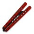 Balisong Flipping Polaris CherryPop Red balisong trainer