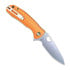 Honey Badger Leaf Large folding knife, orange