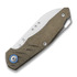Couteau pliant MKM Knives Root, Green Canvas Micarta MKRT-GC