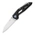MKM Knives Edge Liner kääntöveitsi, Black anodized aluminum MKEGL-ABK