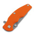 Hinderer Jurassic Magnacut Slicer 折叠刀, Tri-Way Battle Blue, Orange G10
