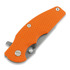Hinderer Jurassic Magnacut Slicer סכין מתקפלת, Tri-Way Working Finish, Orange G10
