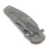 Hinderer Jurassic Magnacut Slicer folding knife, Tri-Way Working Finish, Orange G10