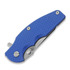 Hinderer Jurassic Magnacut Slicer סכין מתקפלת, Tri-Way Stonewash, Blue G10