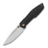 Null Knives Raiden foldekniv, Belt Satin/Black PVD