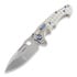 Briceag Andre de Villiers Pitboss 2, Bead Blasted Ti Frag/Blue