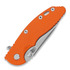 Couteau pliant Hinderer 3.5 XM-18 Magnacut Skinny Slicer Tri-Way Stonewash Orange G10